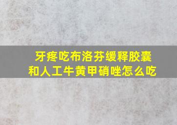 牙疼吃布洛芬缓释胶囊和人工牛黄甲硝唑怎么吃