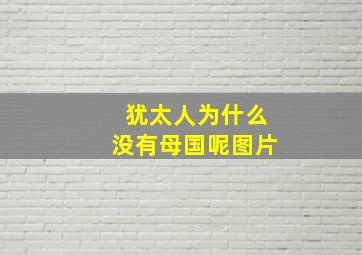 犹太人为什么没有母国呢图片