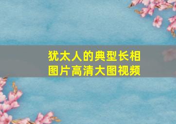 犹太人的典型长相图片高清大图视频