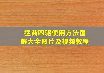 猛禽四驱使用方法图解大全图片及视频教程