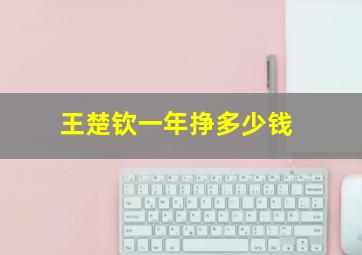 王楚钦一年挣多少钱