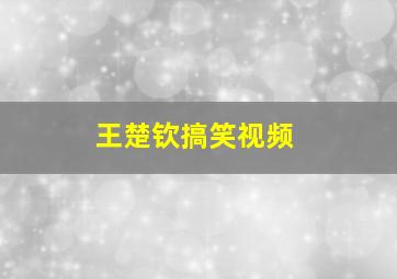 王楚钦搞笑视频