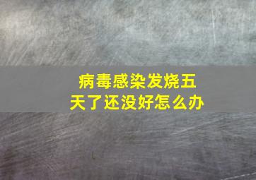 病毒感染发烧五天了还没好怎么办