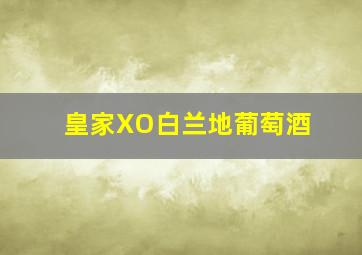 皇家XO白兰地葡萄酒