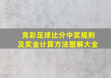 竞彩足球比分中奖规则及奖金计算方法图解大全