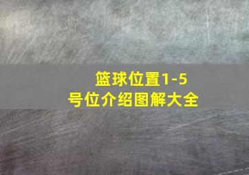 篮球位置1-5号位介绍图解大全