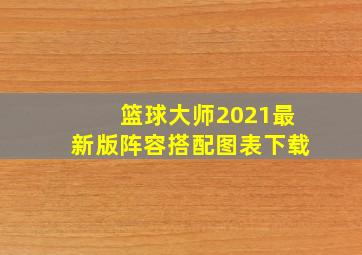 篮球大师2021最新版阵容搭配图表下载