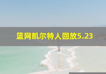 篮网凯尔特人回放5.23