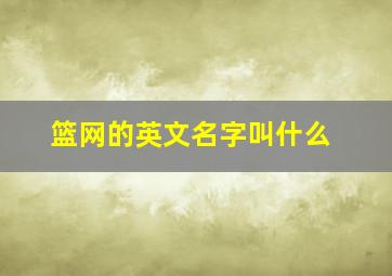 篮网的英文名字叫什么