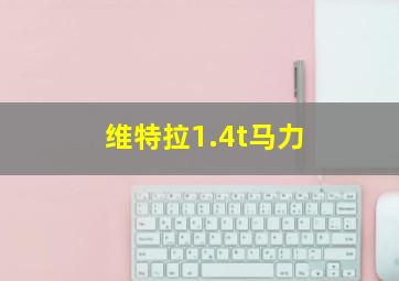 维特拉1.4t马力