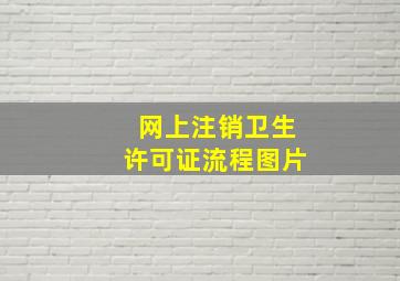 网上注销卫生许可证流程图片