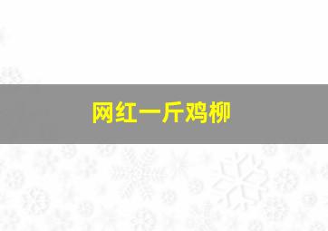 网红一斤鸡柳