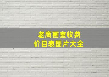 老鹰画室收费价目表图片大全