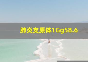 肺炎支原体1Gg58.6