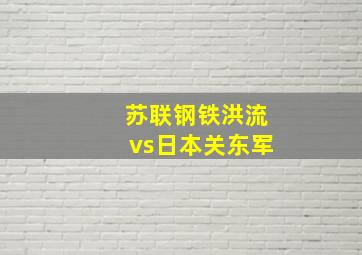 苏联钢铁洪流vs日本关东军