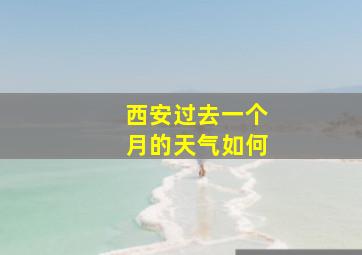 西安过去一个月的天气如何