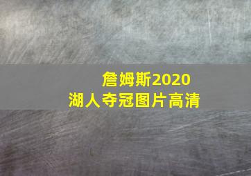 詹姆斯2020湖人夺冠图片高清