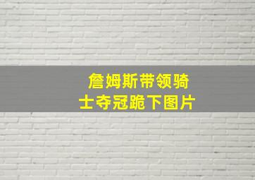 詹姆斯带领骑士夺冠跪下图片