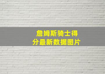 詹姆斯骑士得分最新数据图片