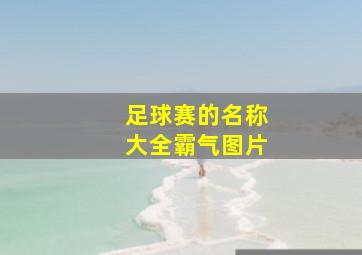 足球赛的名称大全霸气图片