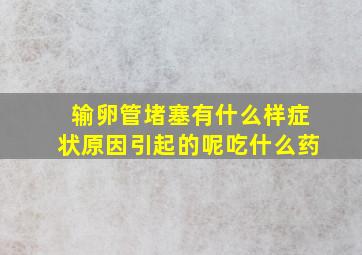 输卵管堵塞有什么样症状原因引起的呢吃什么药