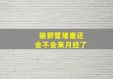 输卵管堵塞还会不会来月经了