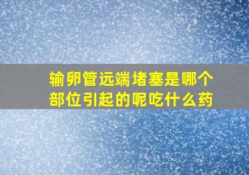 输卵管远端堵塞是哪个部位引起的呢吃什么药