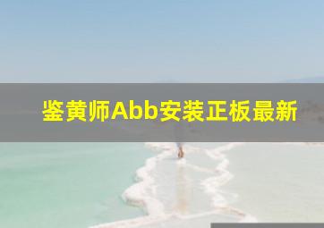 鉴黄师Abb安装正板最新