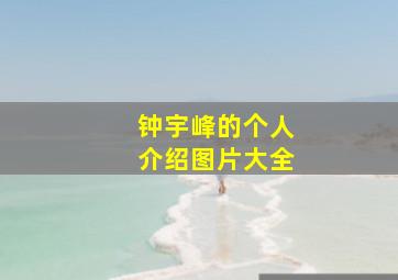 钟宇峰的个人介绍图片大全