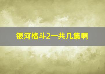 银河格斗2一共几集啊