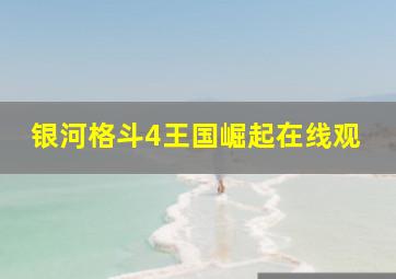 银河格斗4王国崛起在线观