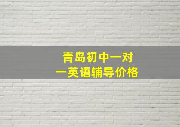 青岛初中一对一英语辅导价格