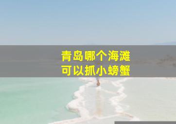 青岛哪个海滩可以抓小螃蟹