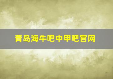 青岛海牛吧中甲吧官网