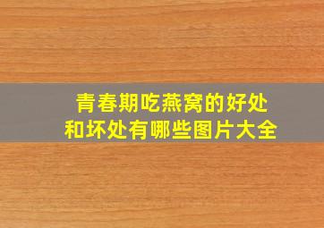 青春期吃燕窝的好处和坏处有哪些图片大全