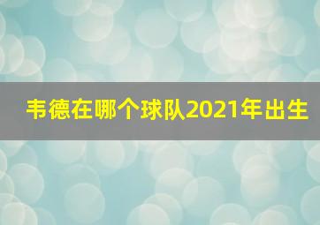 韦德在哪个球队2021年出生