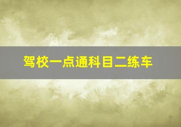 驾校一点通科目二练车