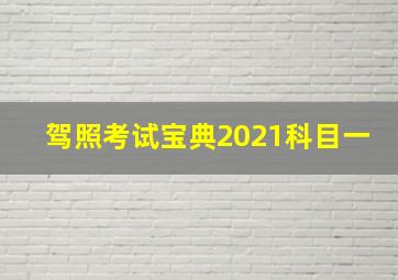 驾照考试宝典2021科目一