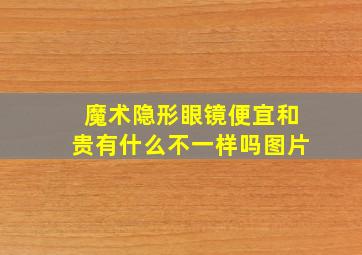 魔术隐形眼镜便宜和贵有什么不一样吗图片