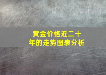 黄金价格近二十年的走势图表分析