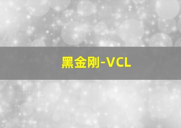 黑金刚-VCL