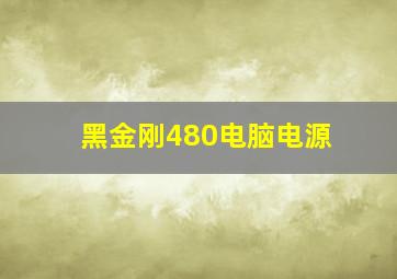 黑金刚480电脑电源