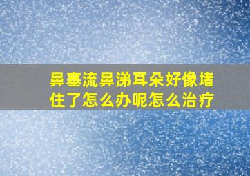 鼻塞流鼻涕耳朵好像堵住了怎么办呢怎么治疗